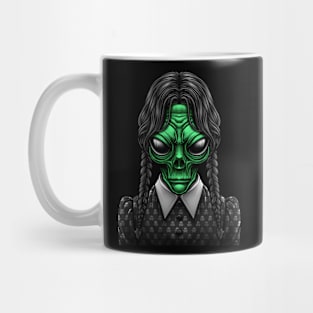 wednesday alien Mug